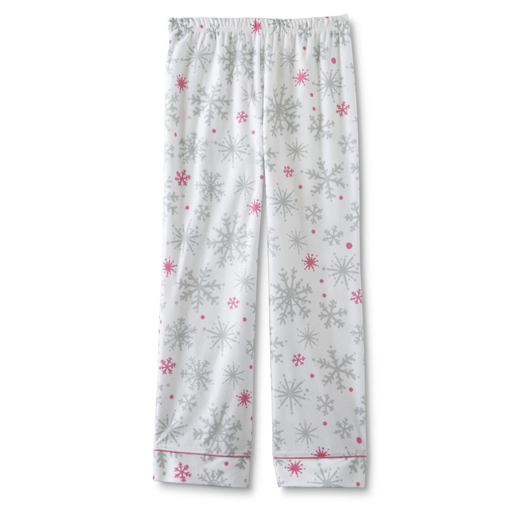 Joe Boxer Girls' Pajama Shirt & Pants - Snowflakes