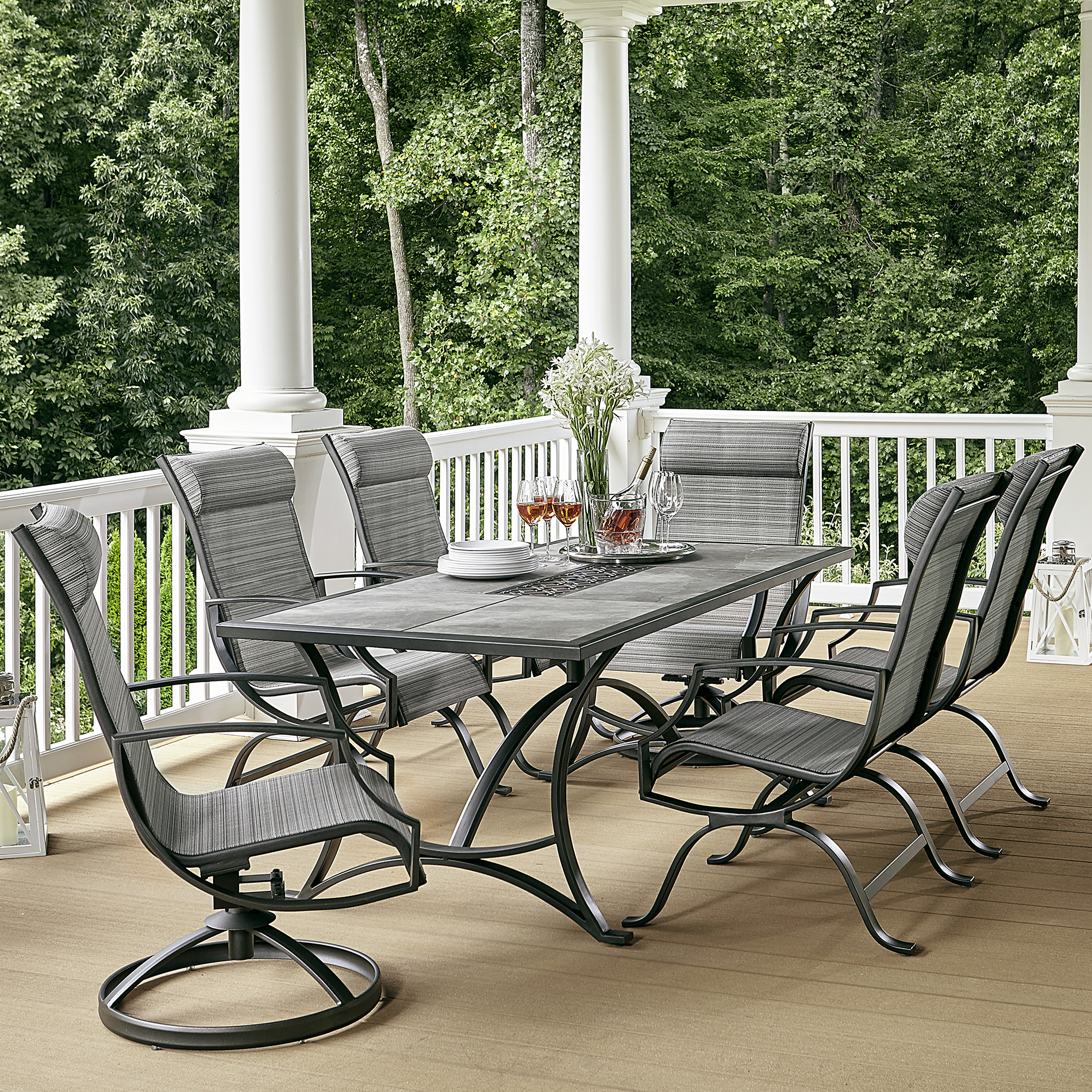 Sutton Rowe Fillmore 7 pc. CeramicTop Dining Set *Limited Availability