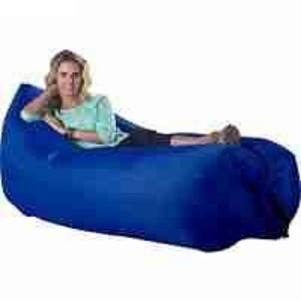 As Seen On Tv Pcrgnvy Pouch Couch Inflatable Air Lounger Navy