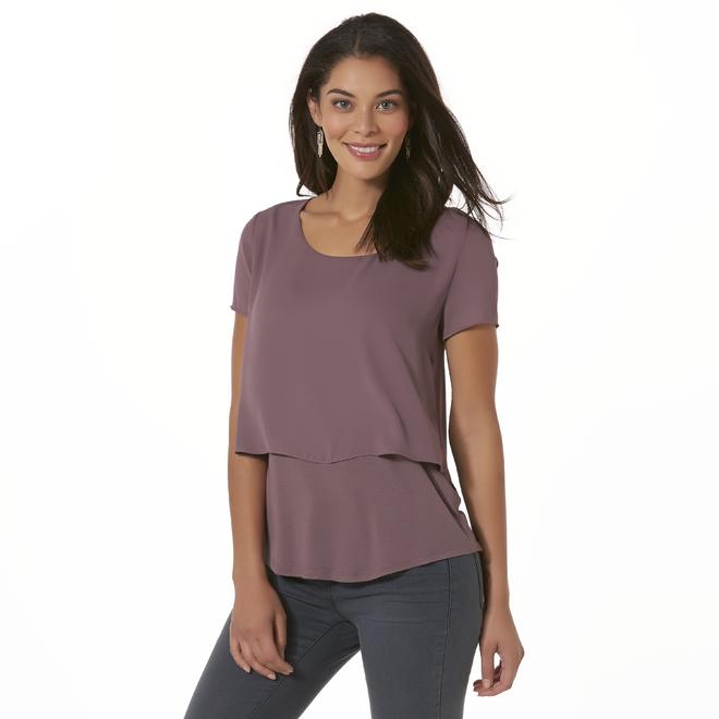 Metaphor Women's Mixed Media Top