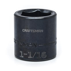 Craftsman 1 1/16 in., 6 pt. 1/2 in. Drive, Easy-To-Read Impact Socket