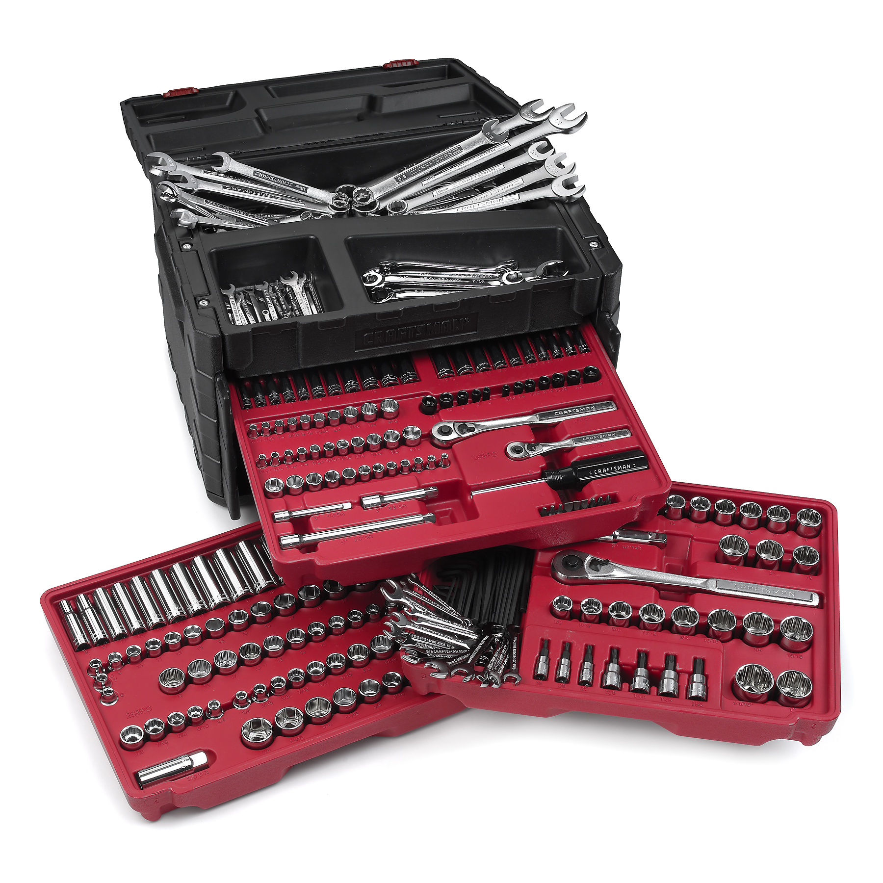 Craftsman 289 Piece Mechanic’s Tool Set with 3-Drawer Chest