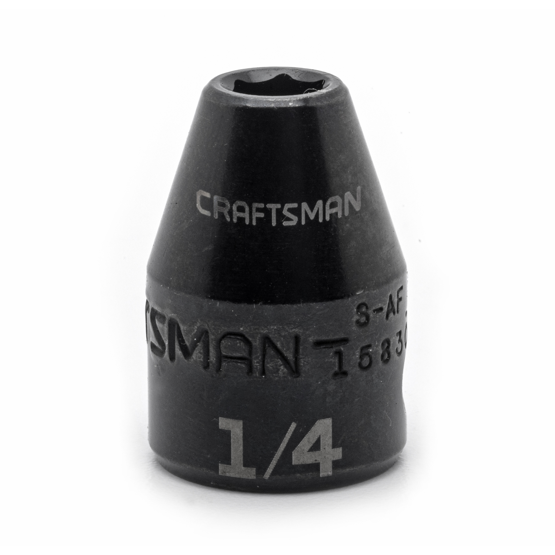 Craftsman 1/4 in. 6 pt. 3/8 in. Drive Easy-To-Read Impact Socket