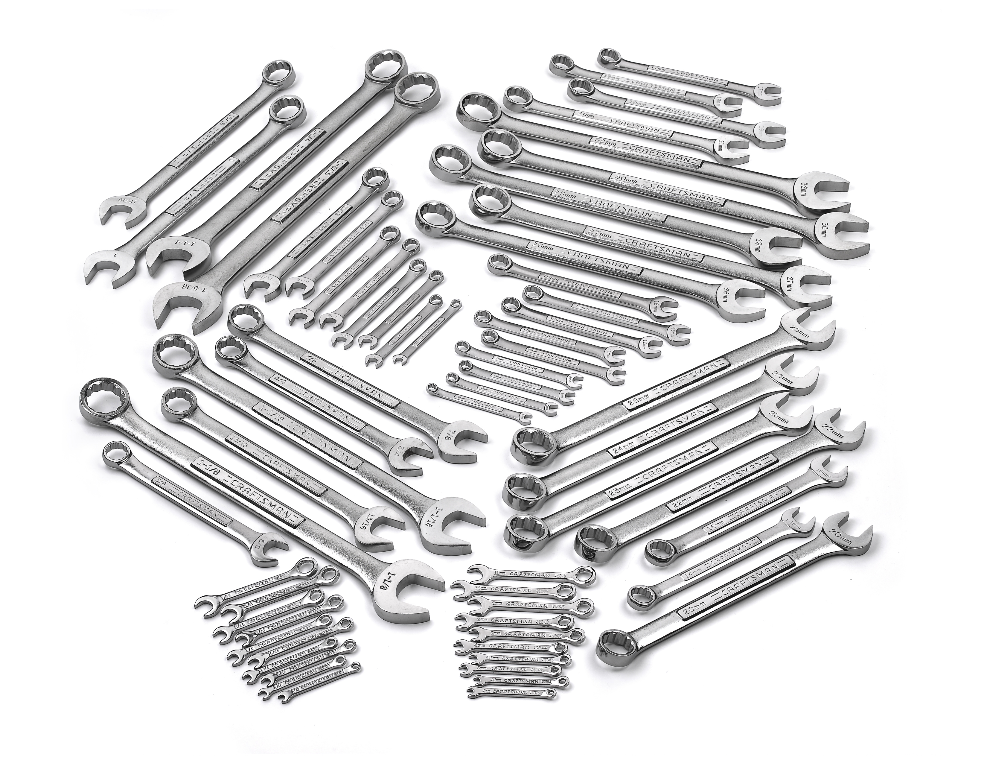 Craftsman 63 pc. Combination Wrench Set Shop Your Way Online