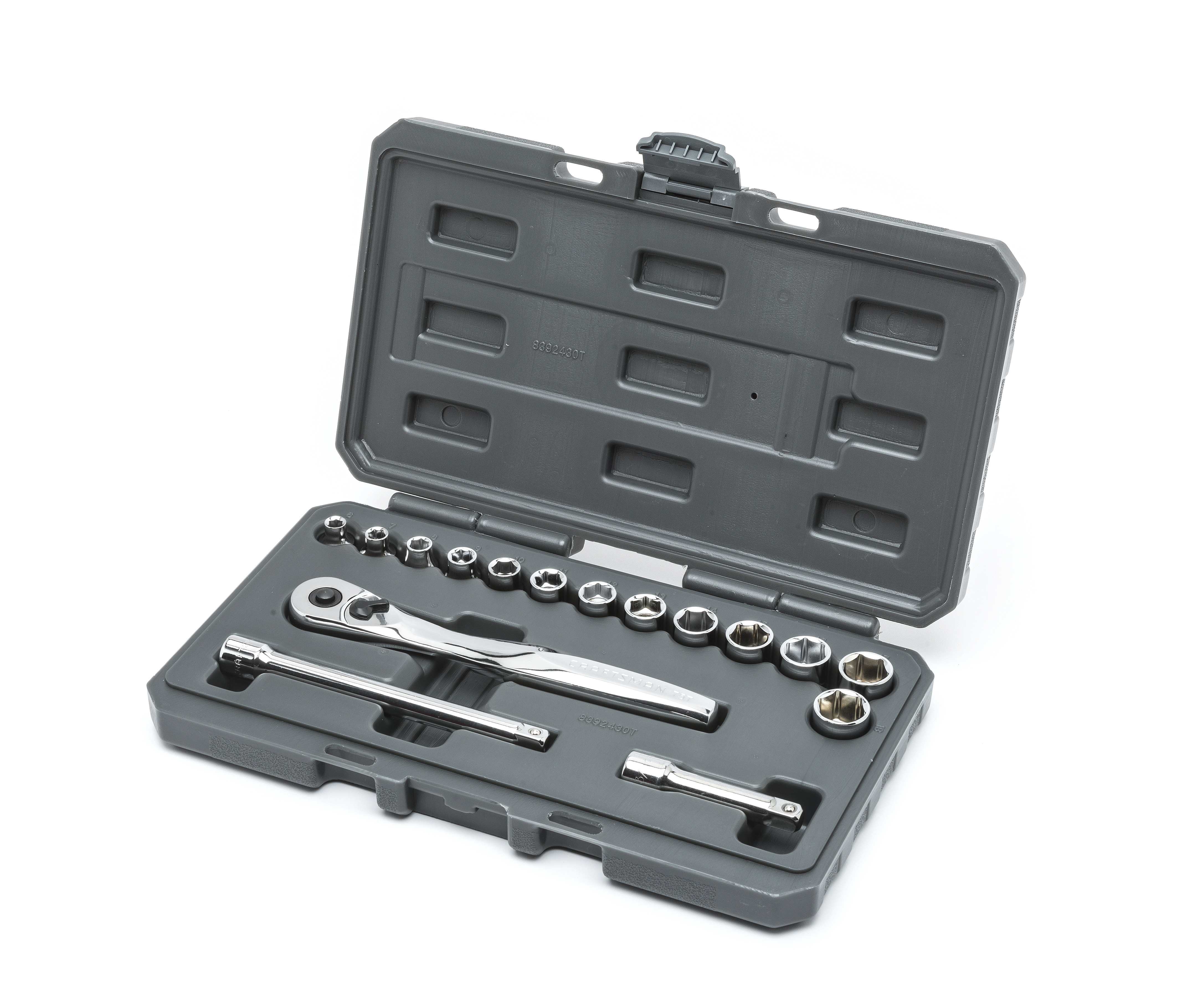 Craftsman 16 pc. 3/8" Drive Metric Socket Wrench Set with 75Tooth