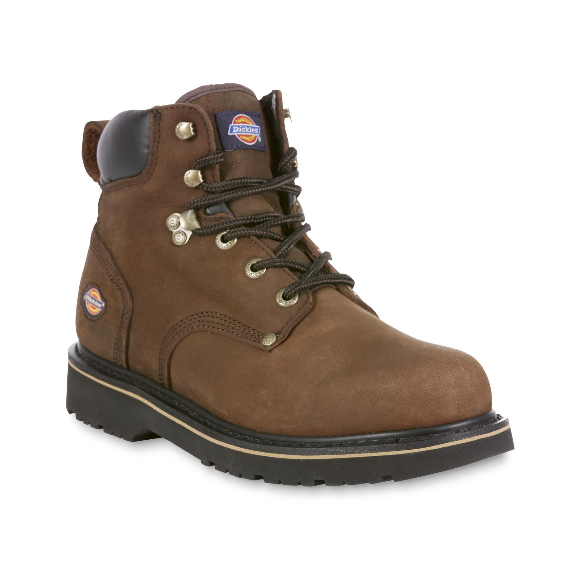 Dickies Men's 6" Classic Soft Toe Work Boot WD6124 - Brown