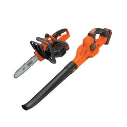 Black & Decker 20V Lithium Ion 10" Chainsaw + Leaf Sweeper + $15.30 Credit