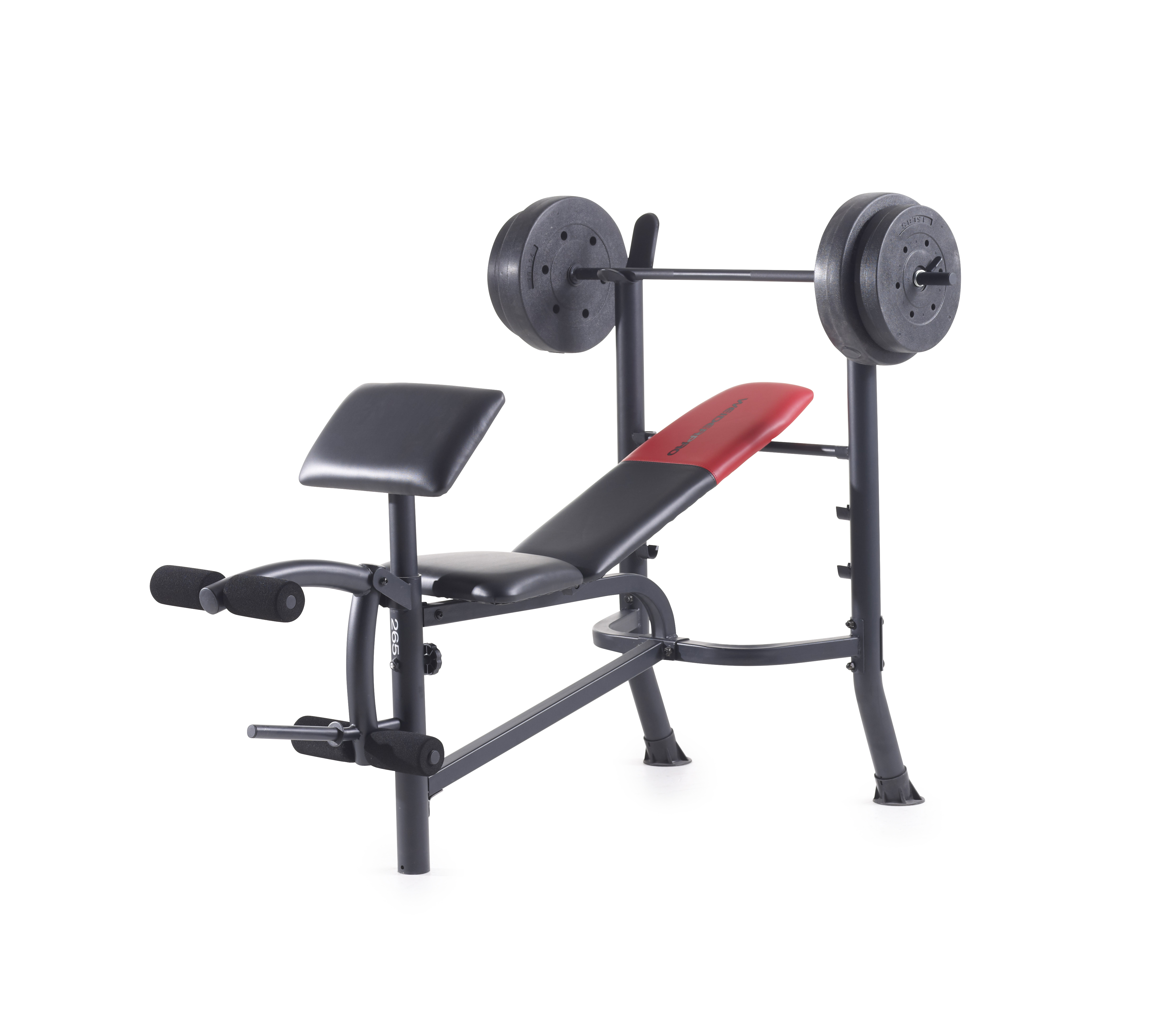 Weight Bench Set Adjustable Home Gym Press Lifting Barbell Exercise Workout