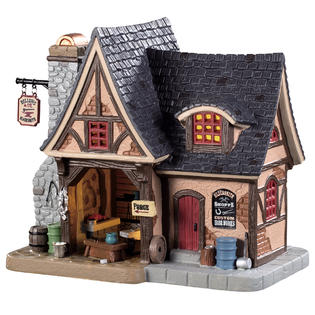 Lemax Bellows And Co Blacksmith Shop Christmas Building