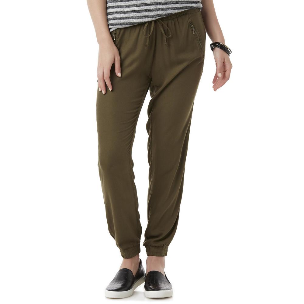 Simply Styled Women's Woven Jogger Pants