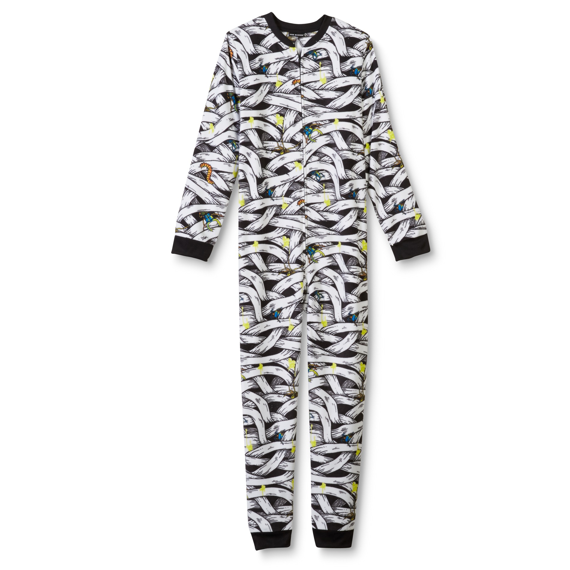 Joe Boxer Boy's One-Piece Fleece Pajamas - Mummy