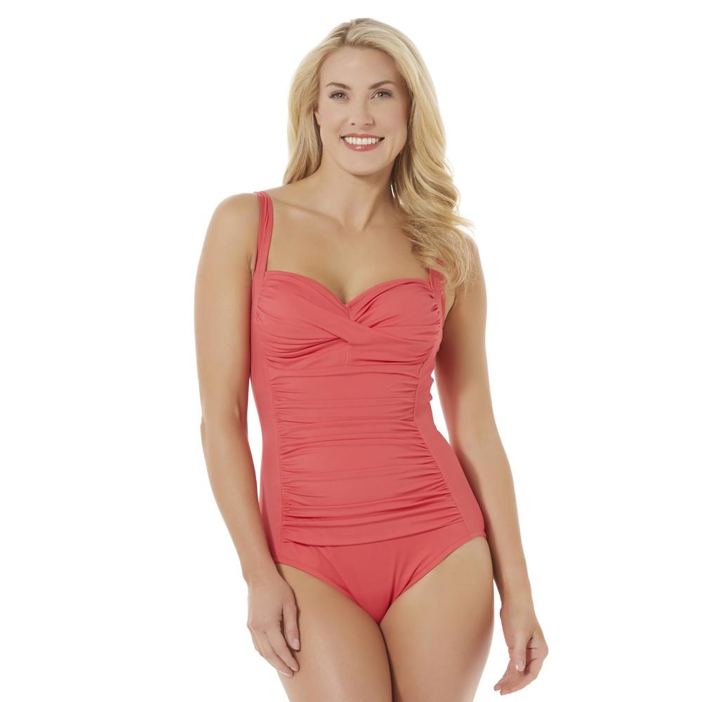 Trimshaper Women's Averi Slimming One-Piece Swimsuit