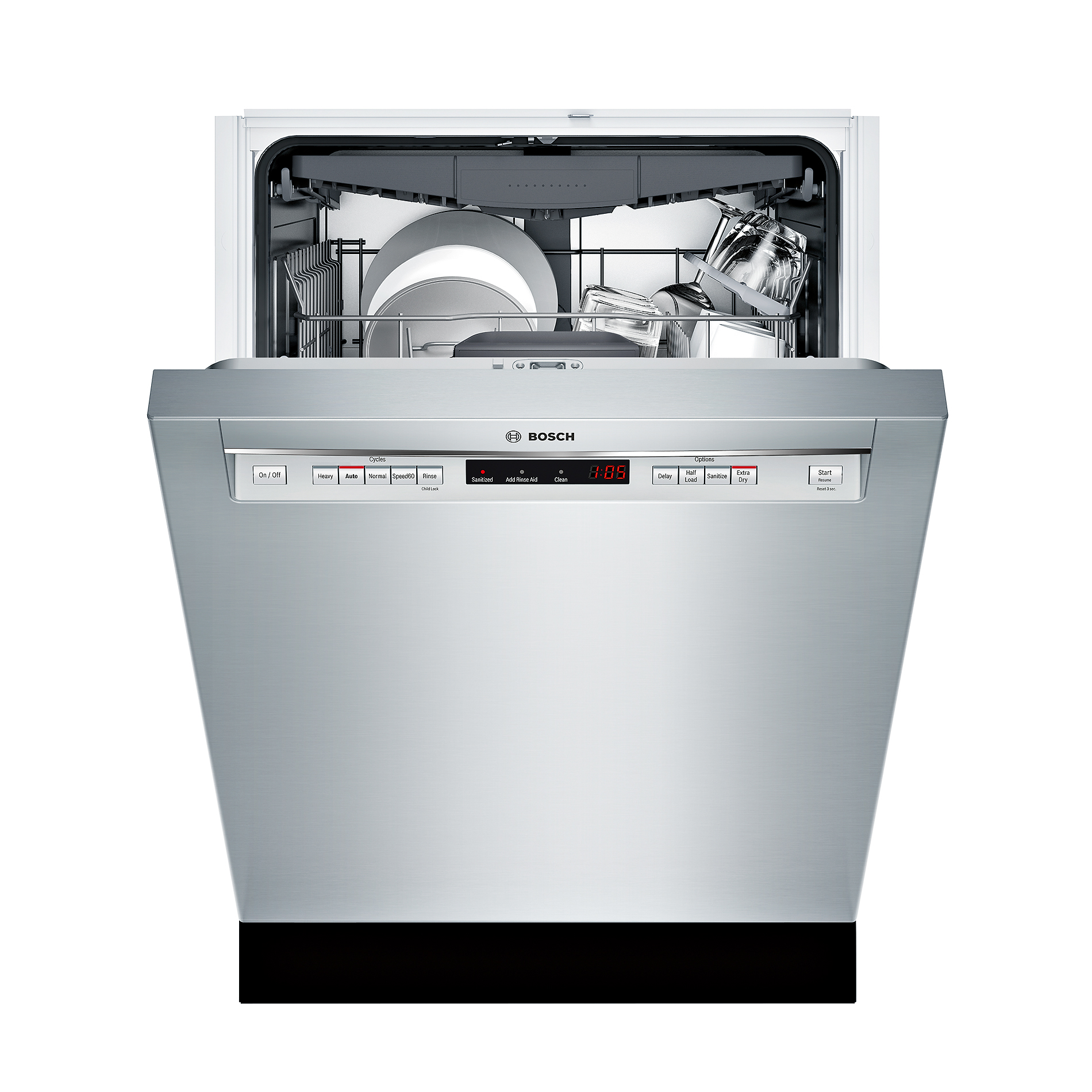 Bosch SHEM63W55N 24" 300 Series Built-In Dishwasher w