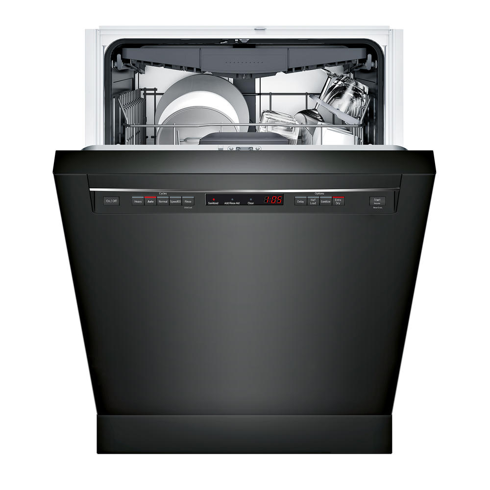 Bosch SHEM63W56N 24" 300 Series BuiltIn Dishwasher w/ Recessed Handle