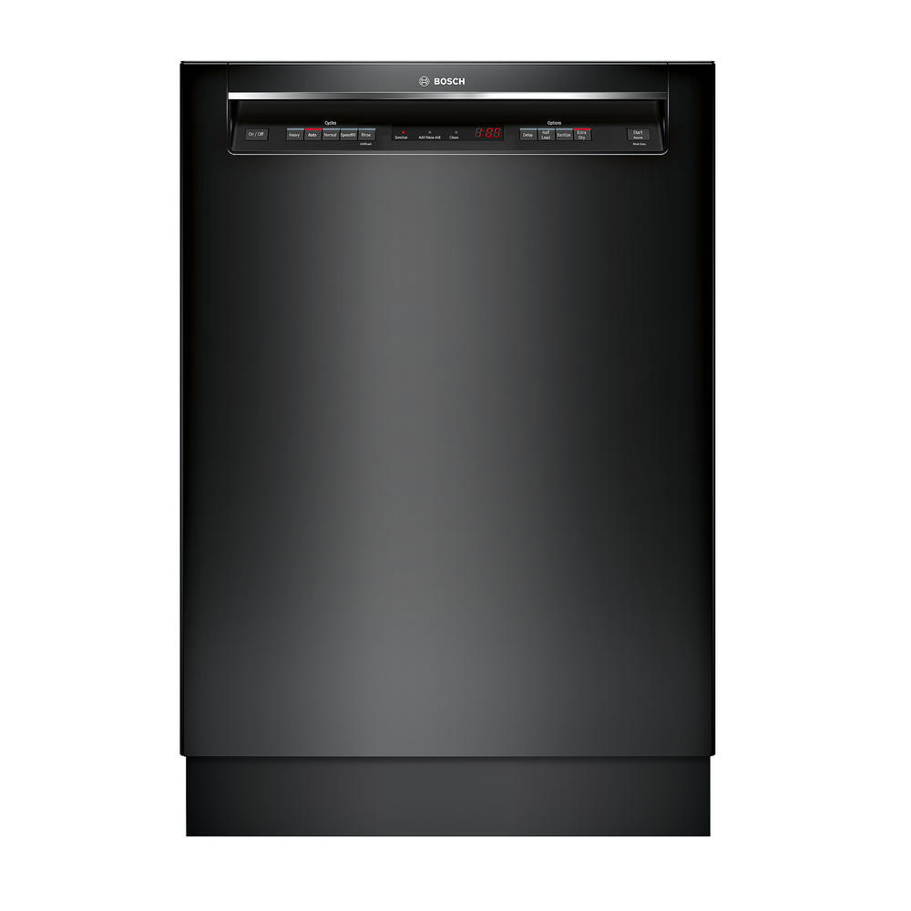 Bosch SHEM63W56N  24" 300 Series Built-In Dishwasher w/ Recessed Handle - Black
