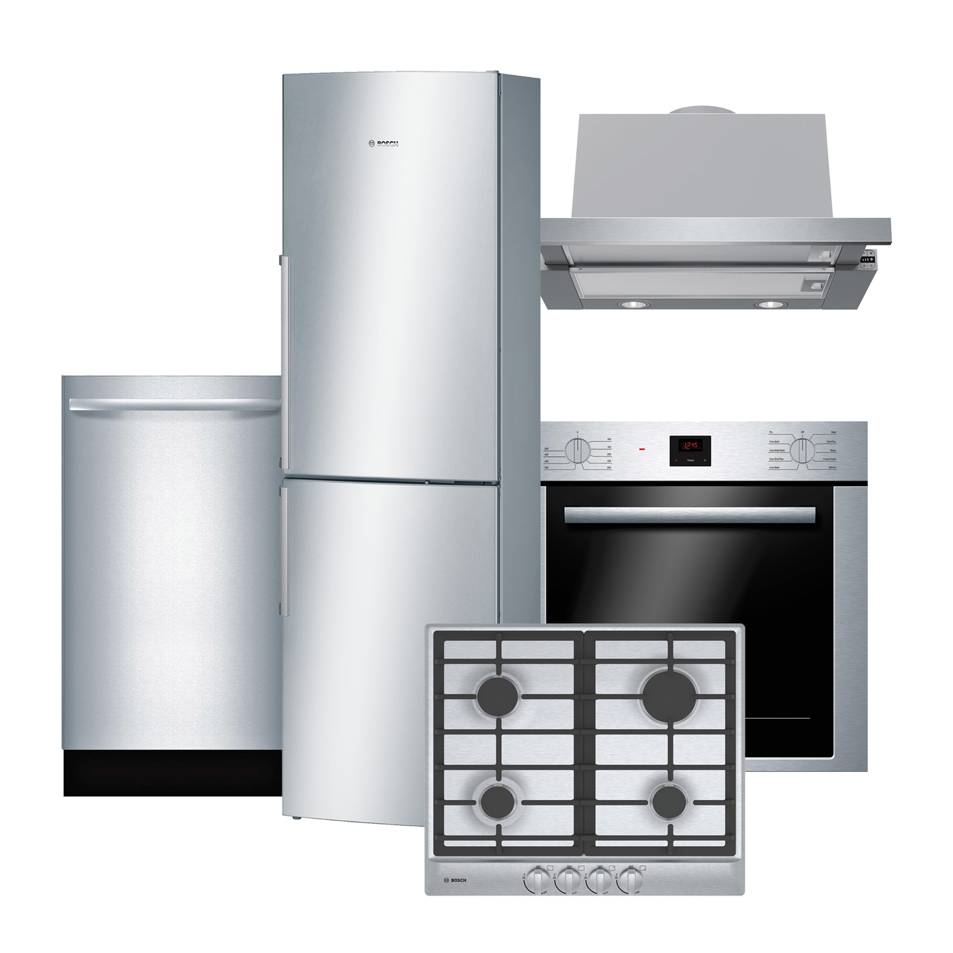 Bosch Bosch 5 Piece Compact Kitchen Suite 8211 Stainless Steel