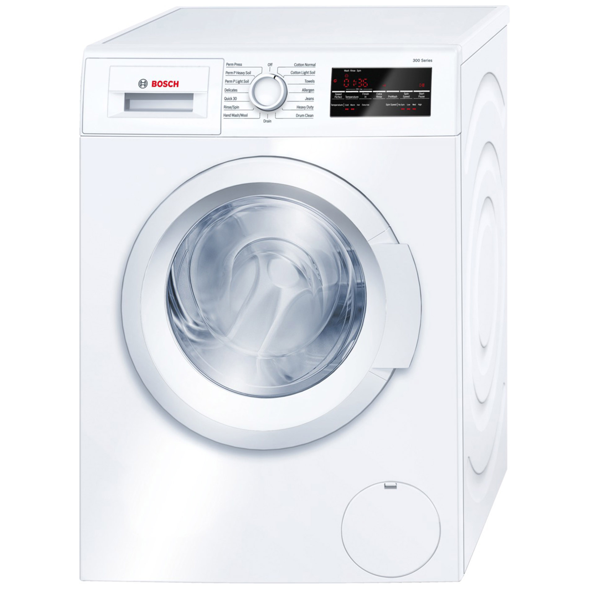 Bosch WAT UC 300 Series 2 2 cu ft pact Washer White