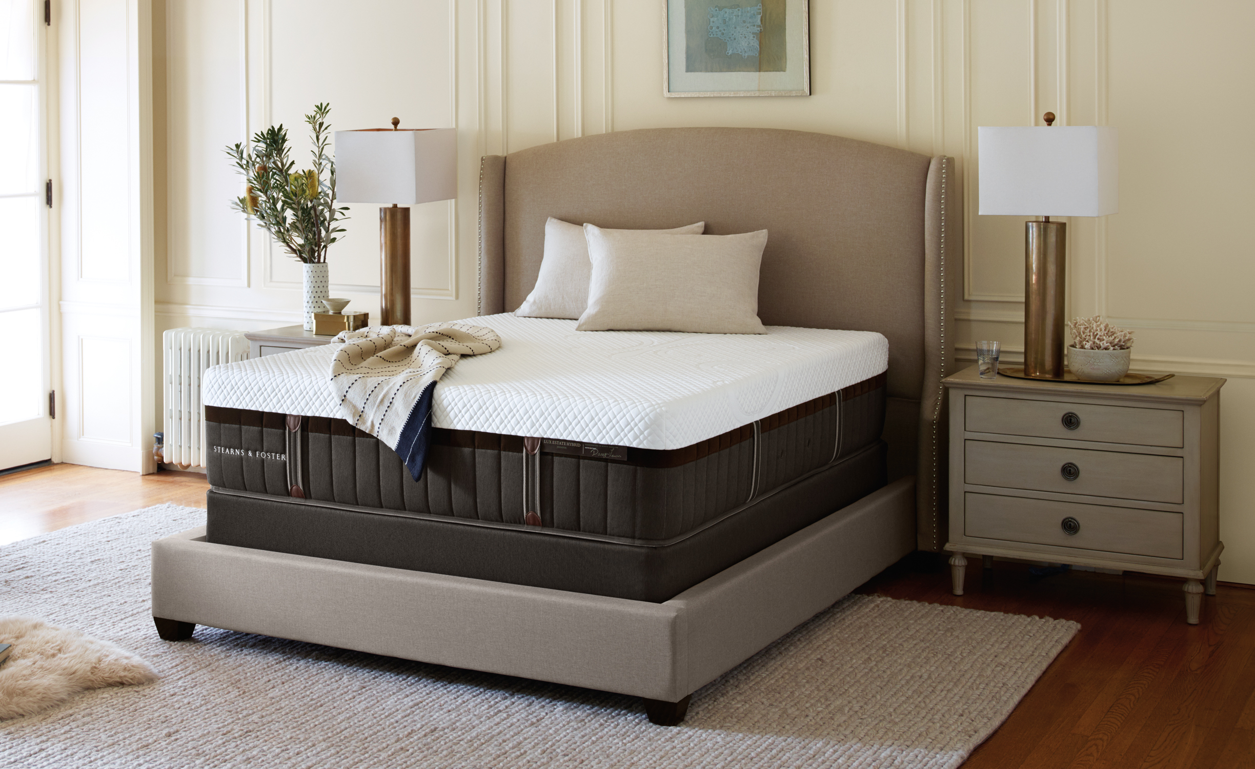 Stearns & Foster Hybrid Richlawn Luxury Firm Split California King Mattress