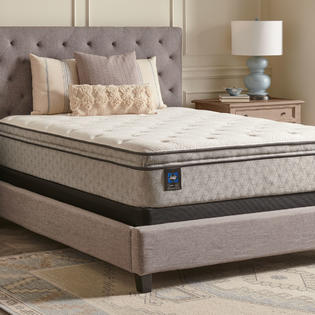 Sealy queen pillow top plush deals mattress