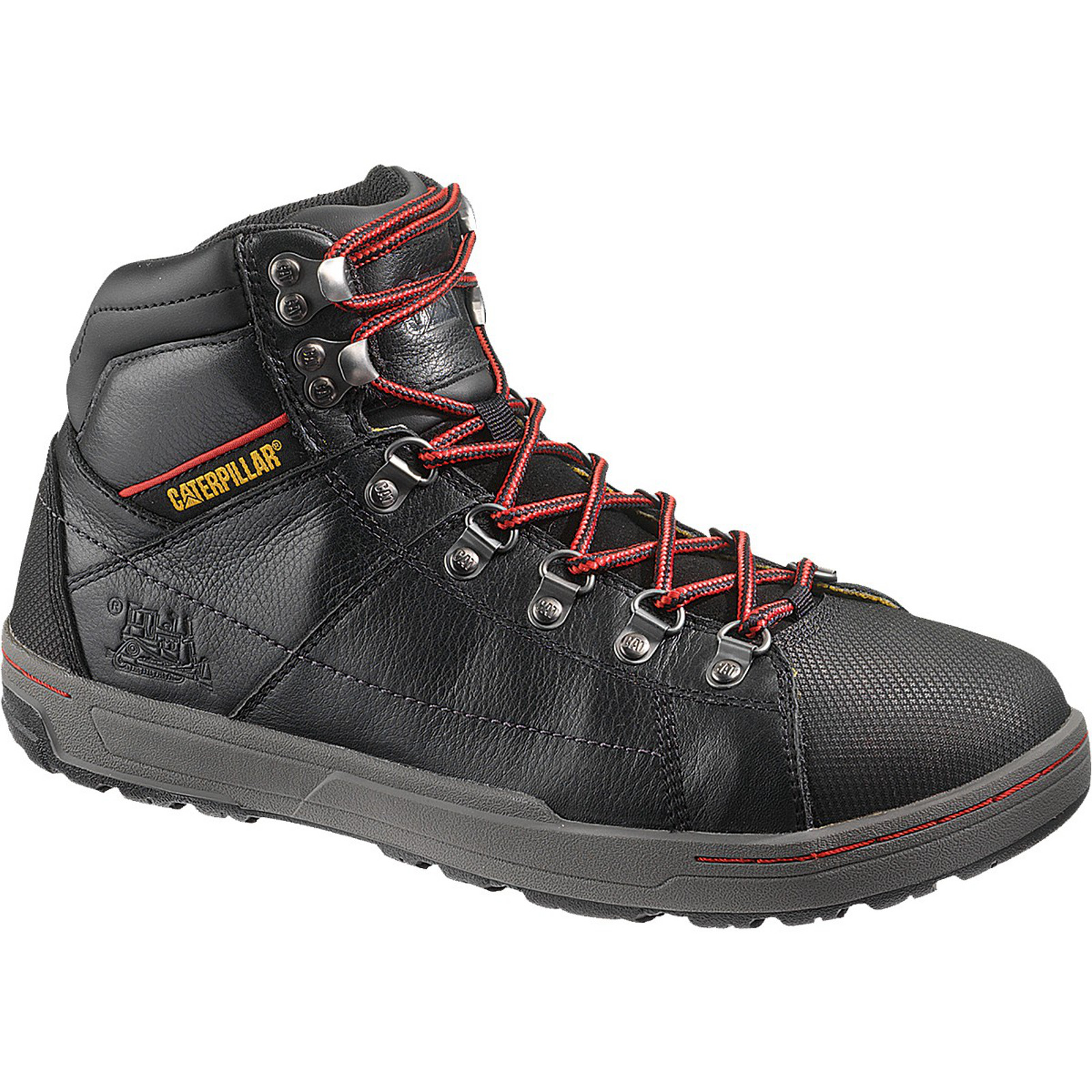 Cat Footwear Men's Brode 4" Mid Steel Toe EH Leather Boots ...