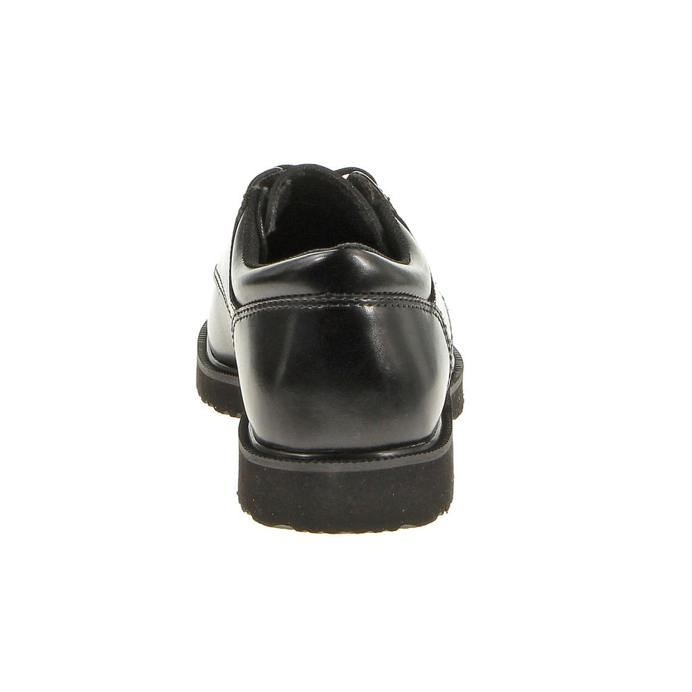 Bates Men's High Shine Duty Oxford Soft Toe Shoe E22233 Wide Available - Black