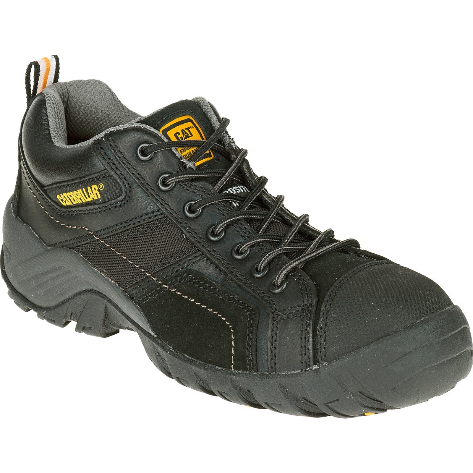 Cat Footwear Men's Argon Oxford Comp Toe Leather Work Shoe #89955 - Black