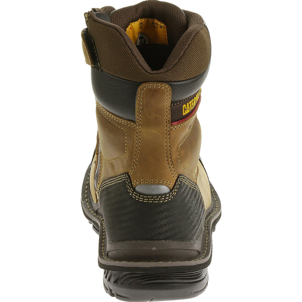 Cat Footwear Men's Fabricate 8" Waterproof Composite Toe Work Boot 90453 - Brown