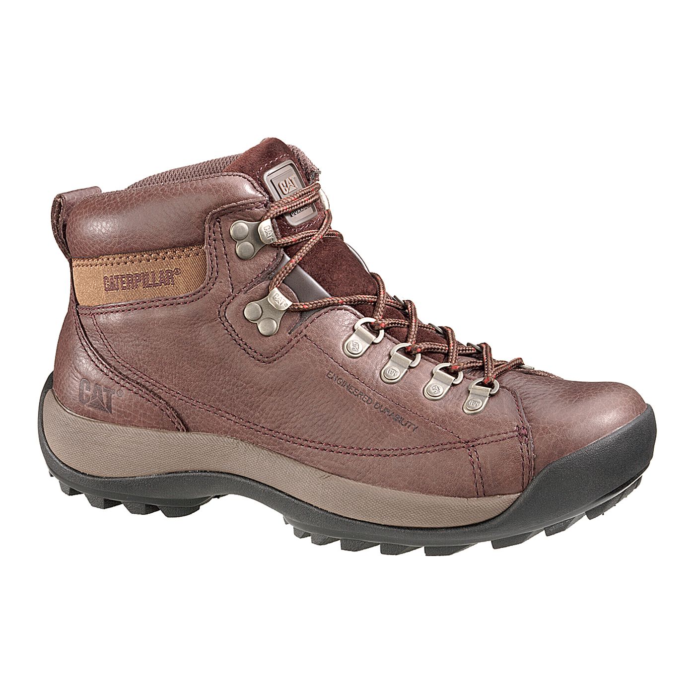 Cat Footwear Men's Active Alaska Brown Leather Hiker Boot
