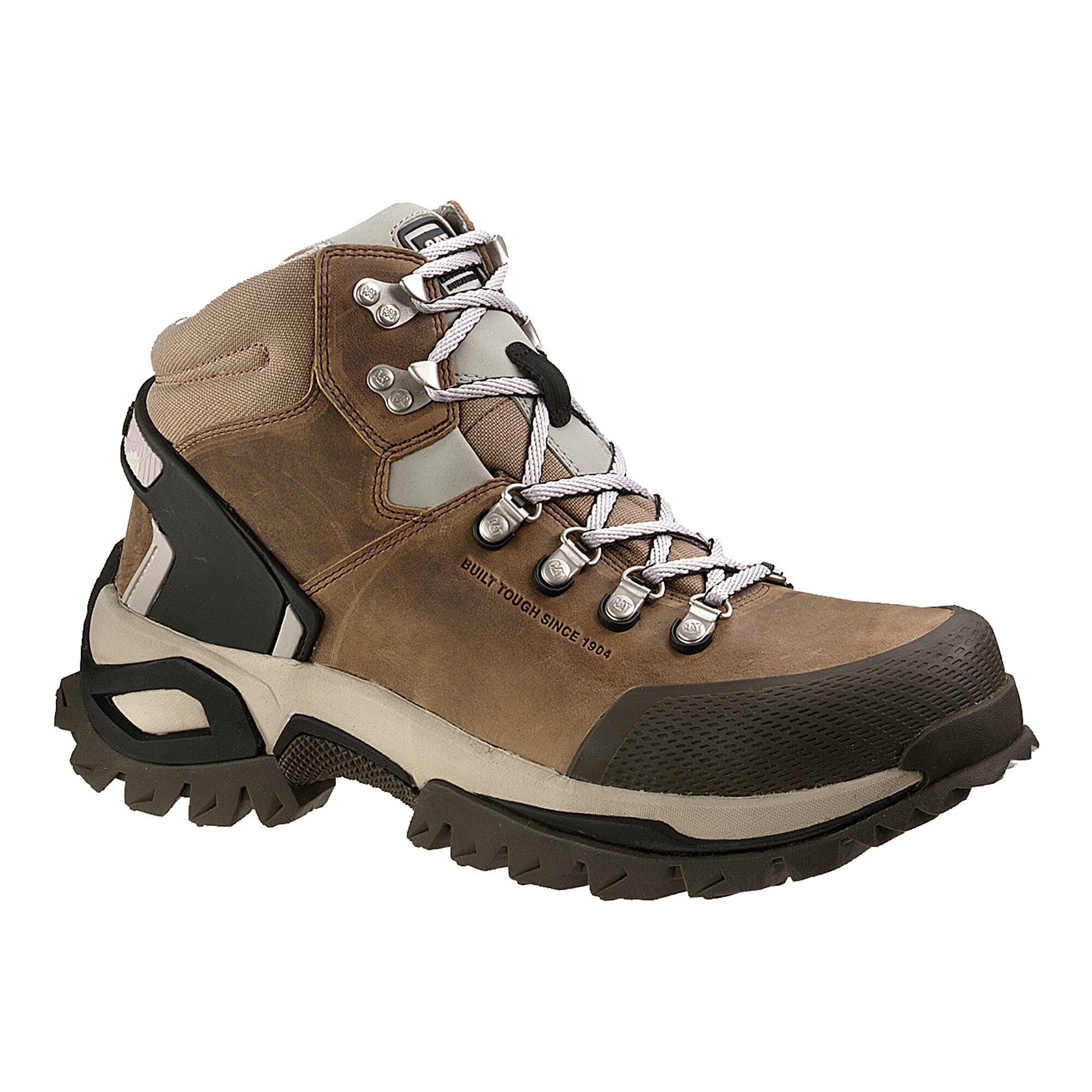 Cat Footwear Men's Antidote Brown Steel Toe EH 6" Hiker Work Boot P89668