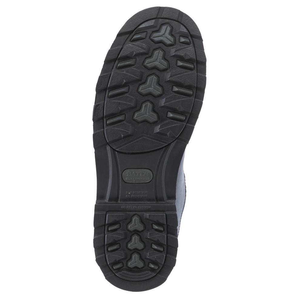 Bates Men's 8" DuraShocks Black Soft Toe Work Boot 3135 - Wide Width Available