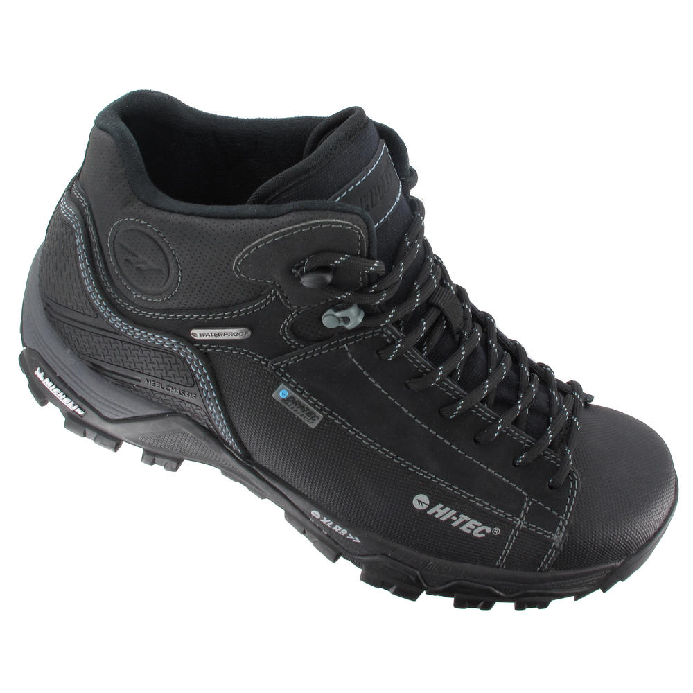 Hi-Tec Men's Trail OX Chukka I-Shield Waterproof Black/Goblin Hiking Boots