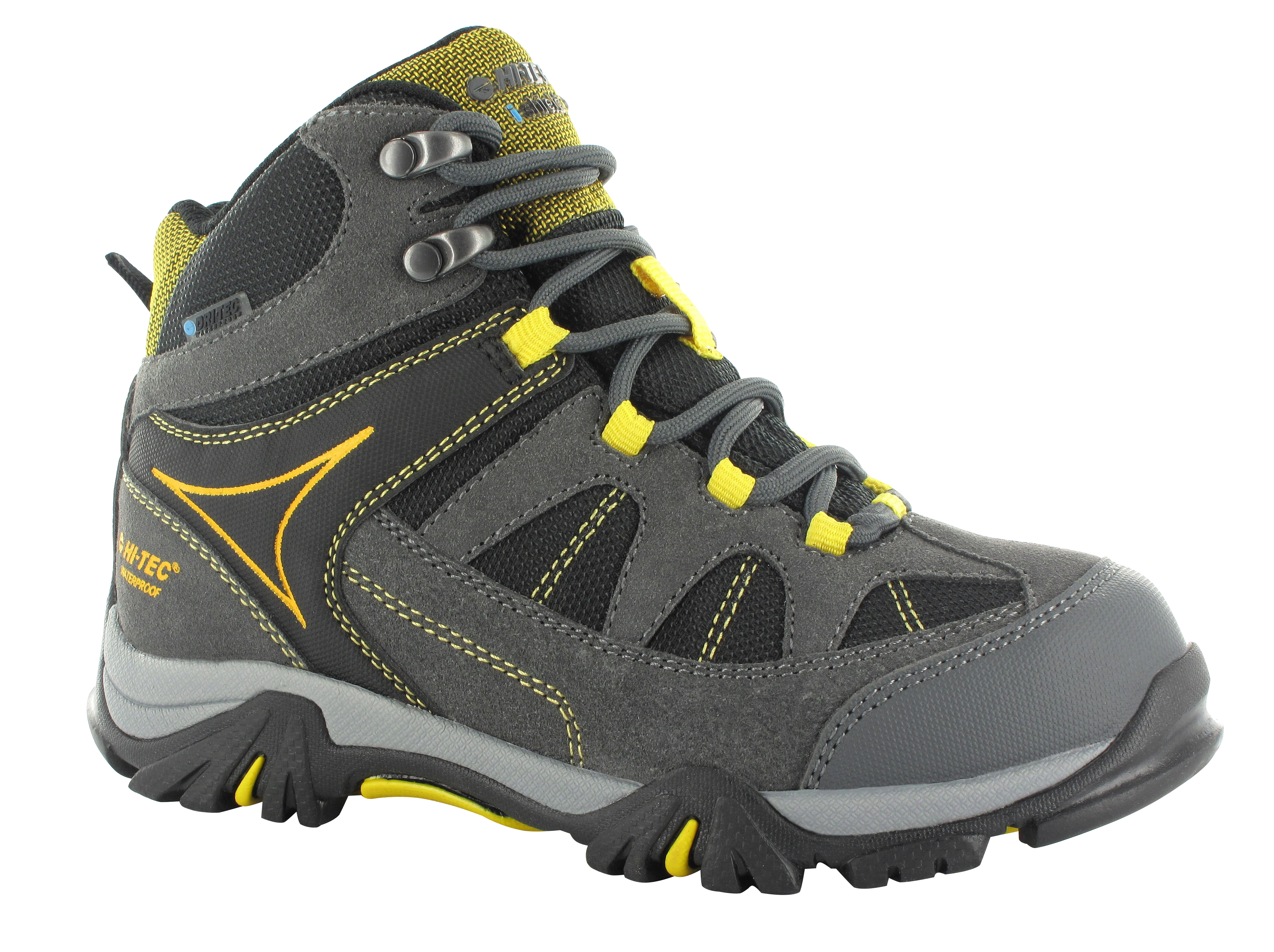 Hi-Tec Kid's Altitude Lite I Waterproof Junior Charcoal/Black/Sunray Hiking Boot