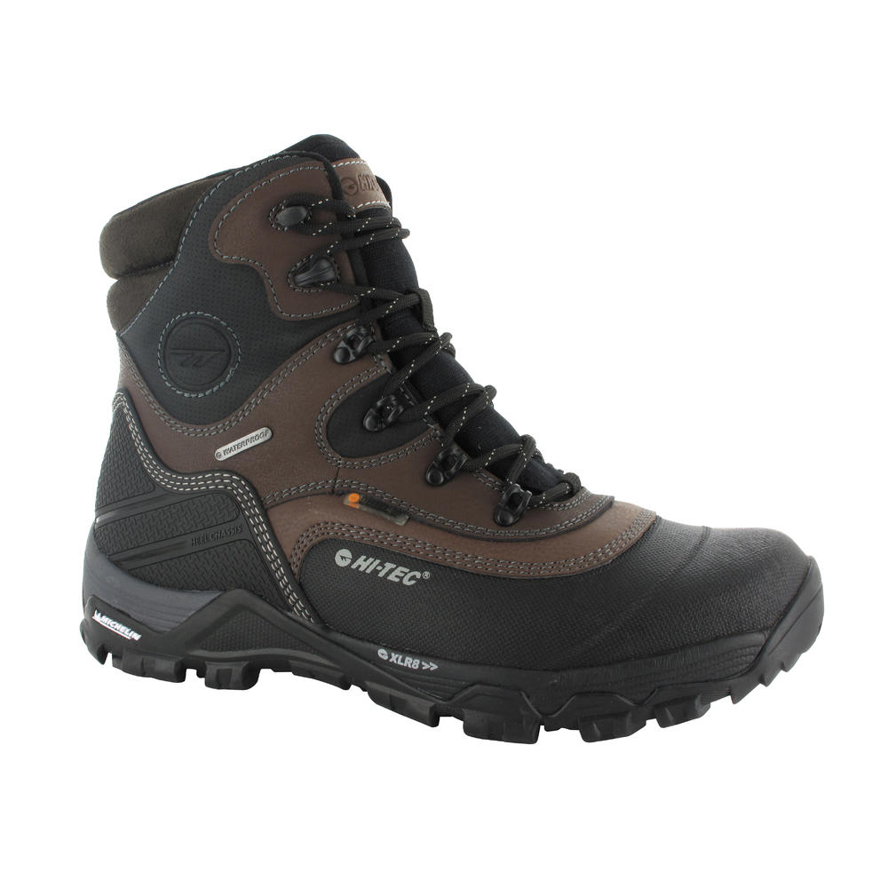 Hi-Tec Men's Trail OX Winter Mid 200 I-shield Waterproof Chocolate/Black Winter Boot