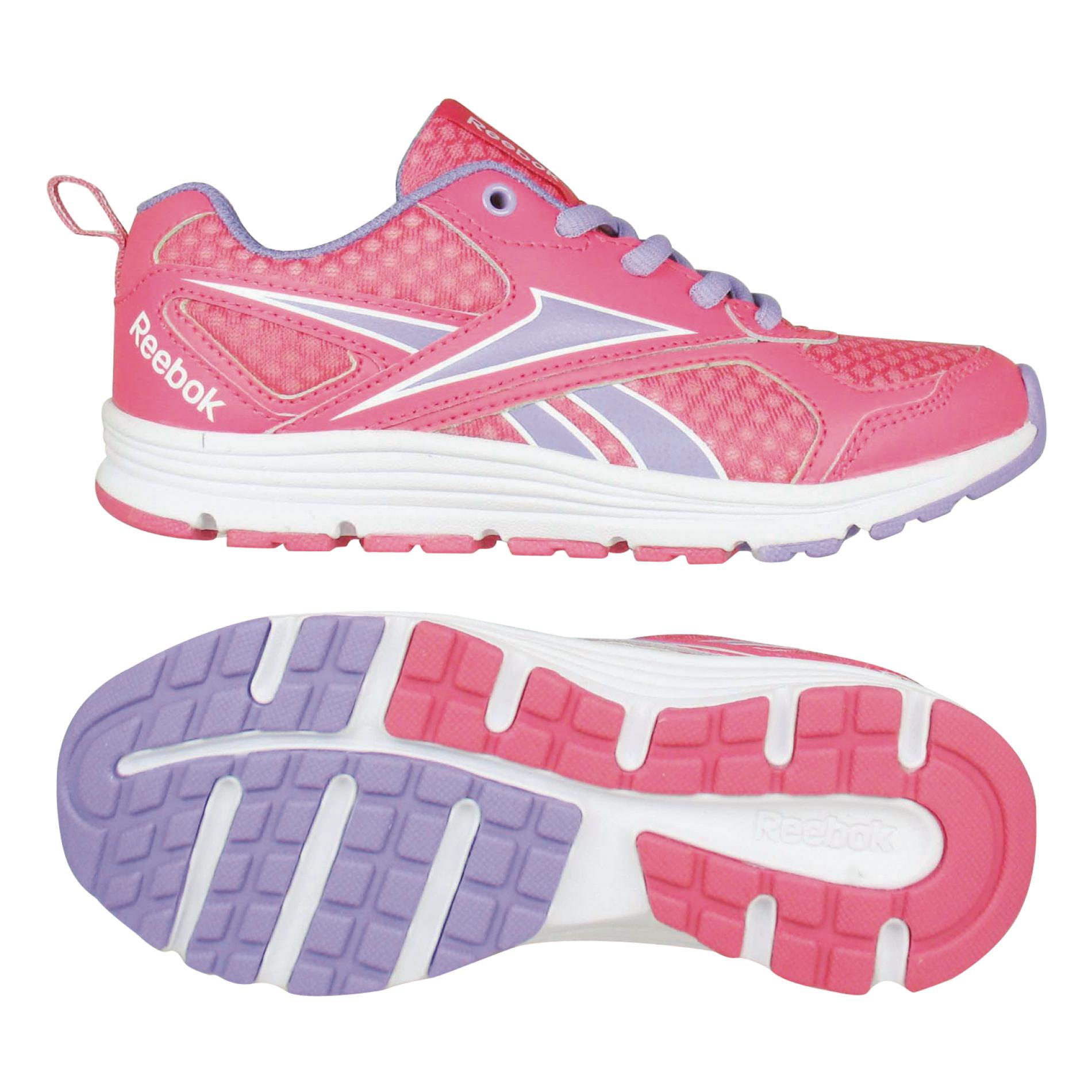 Reebok Girl's Almotio RS Purple/Pink Athletic Shoe