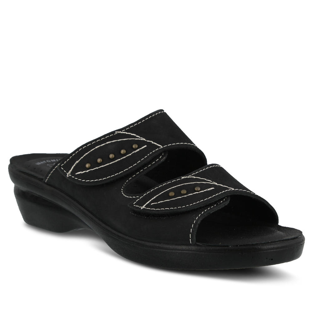 Flexus Women's Aterie Black Slide Sandal
