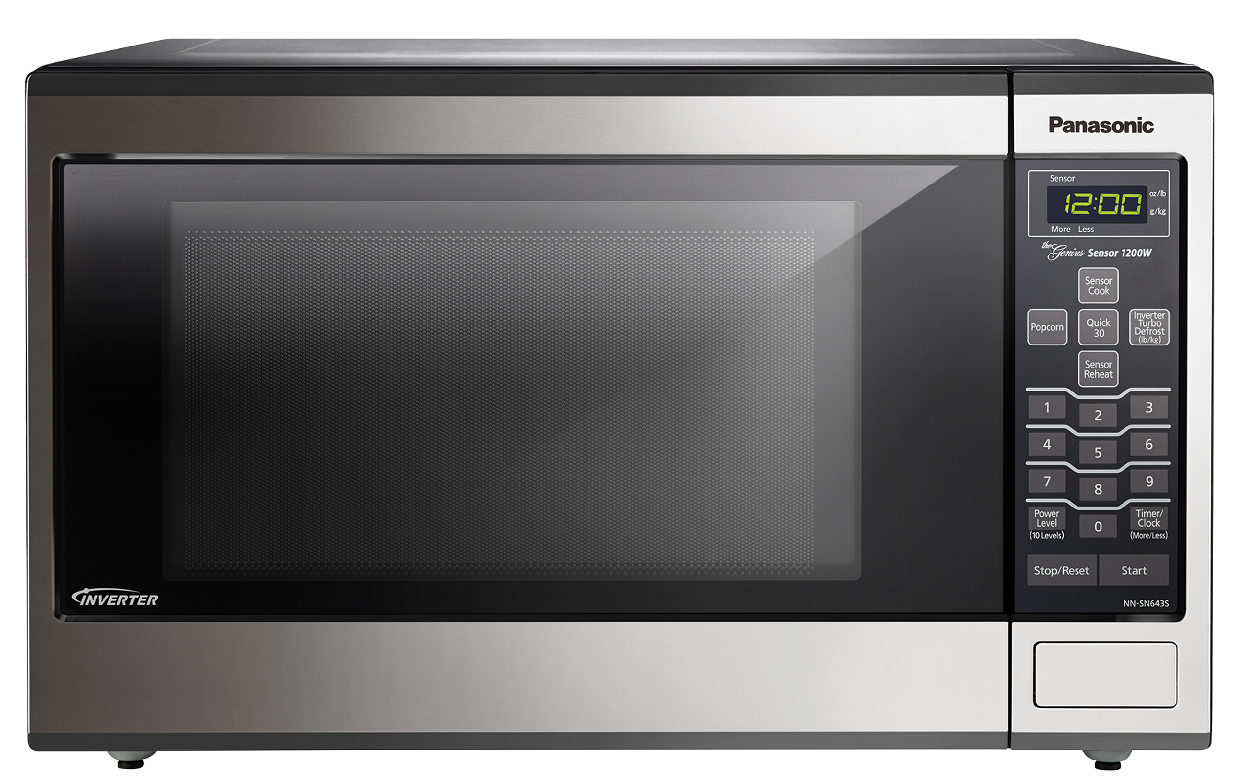 Panasonic NNSN643S - 1.2 cu. ft. Countertop/Built-In Microwave with