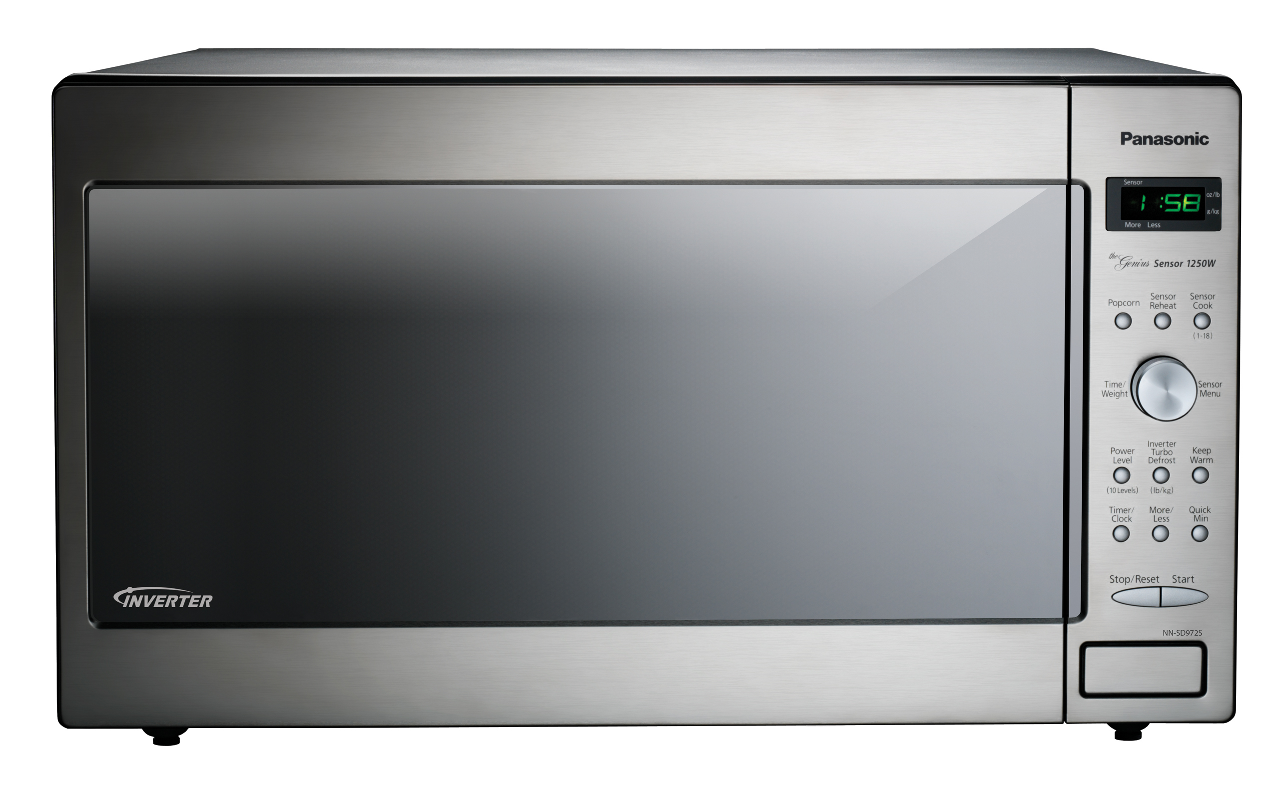 Panasonic NNSD972S - 2.2 cu. ft. Countertop/Built-In Microwave with