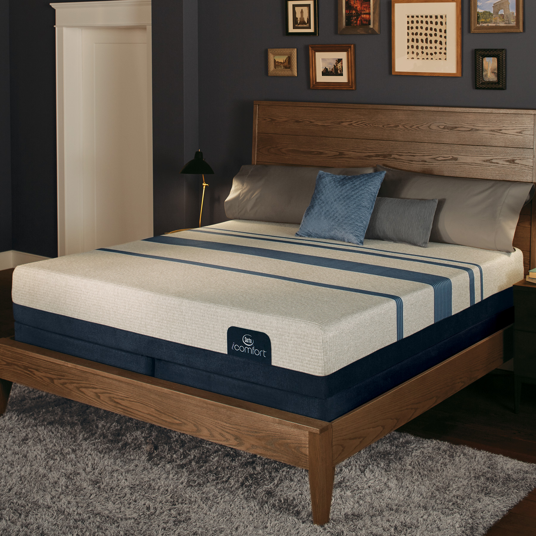 Serta Blue 300 Firm Split Cal King Mattress Must Order 2