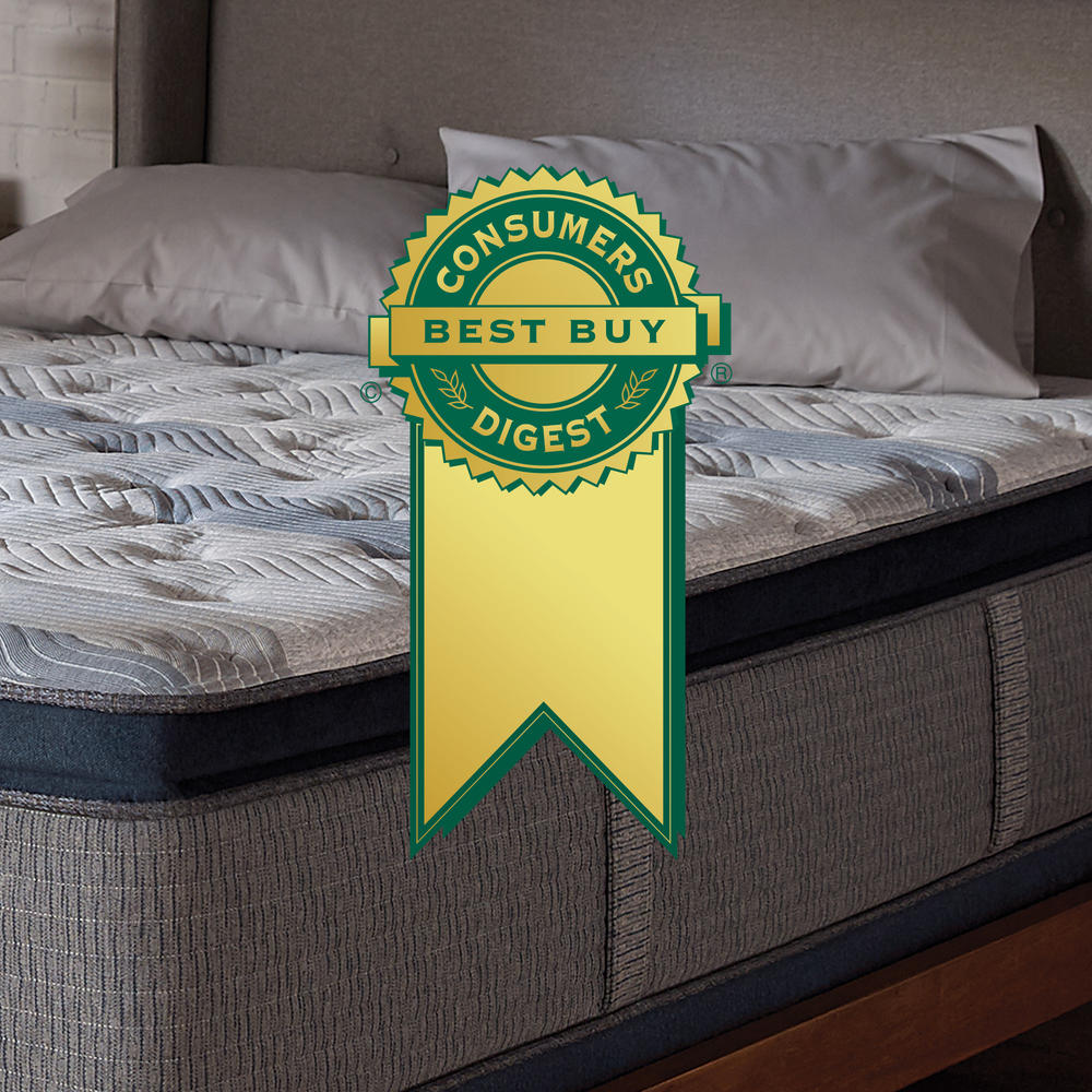 Serta Hybrid Hybrid Blue Fusion 300 Plush Pillowtop King Mattress