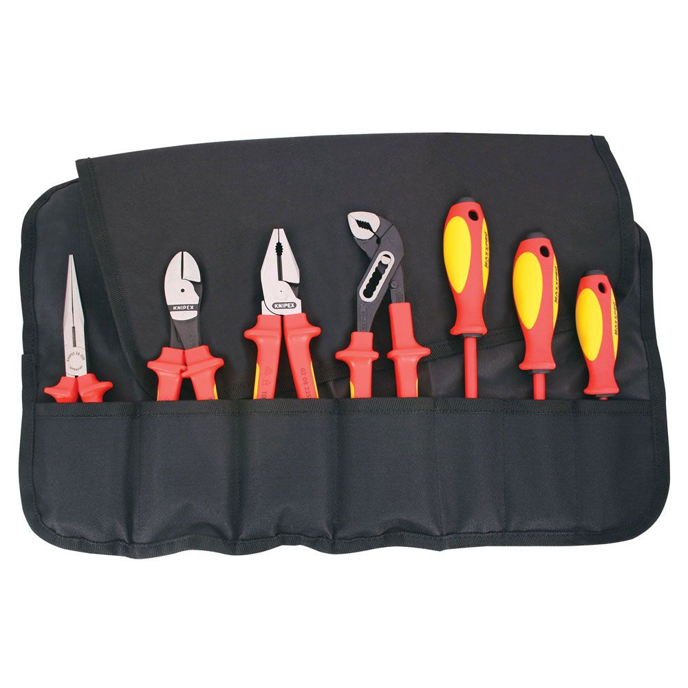 Knipex 1,000V Insulated 7 Pc Tool Set