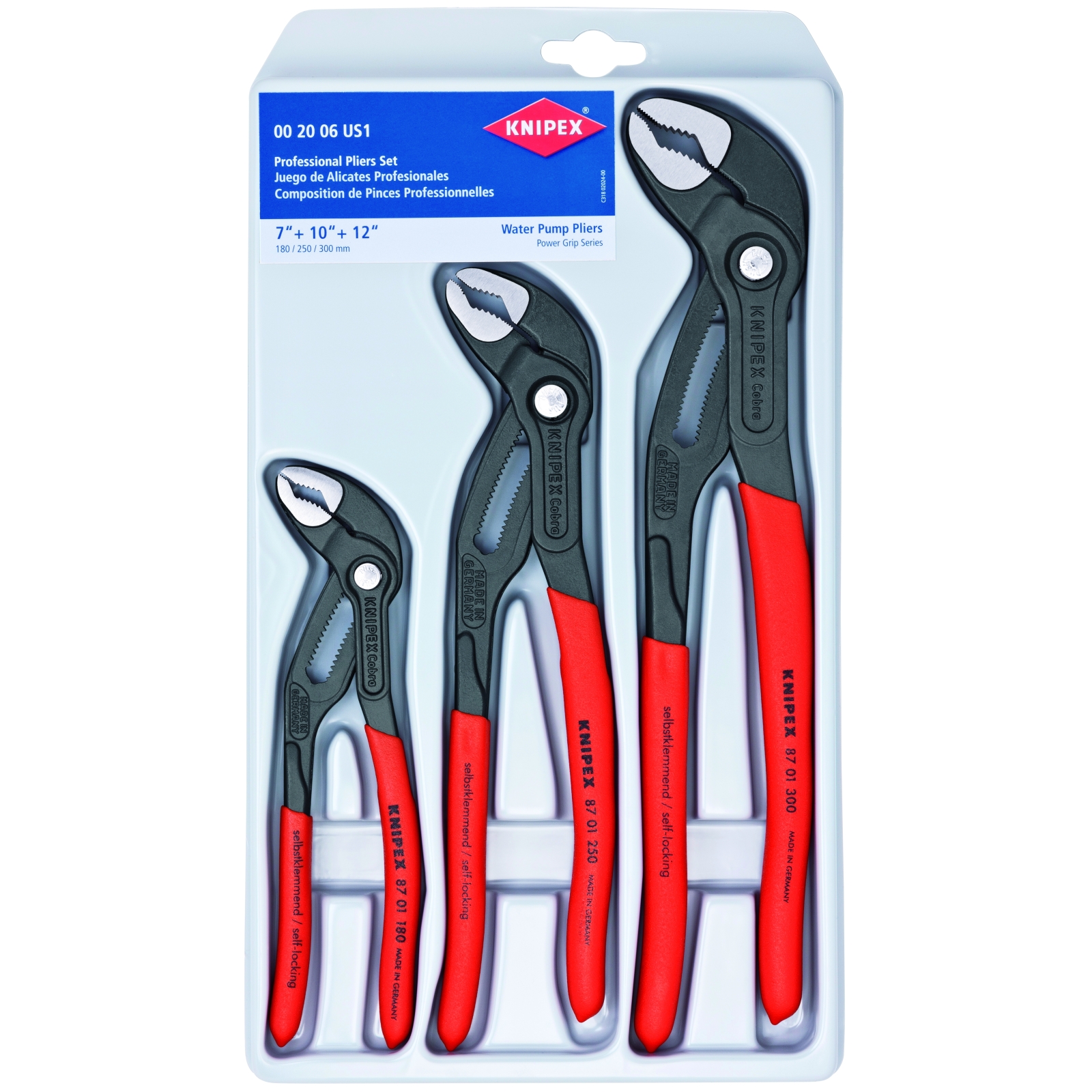 Knipex Cobra® Pliers Set