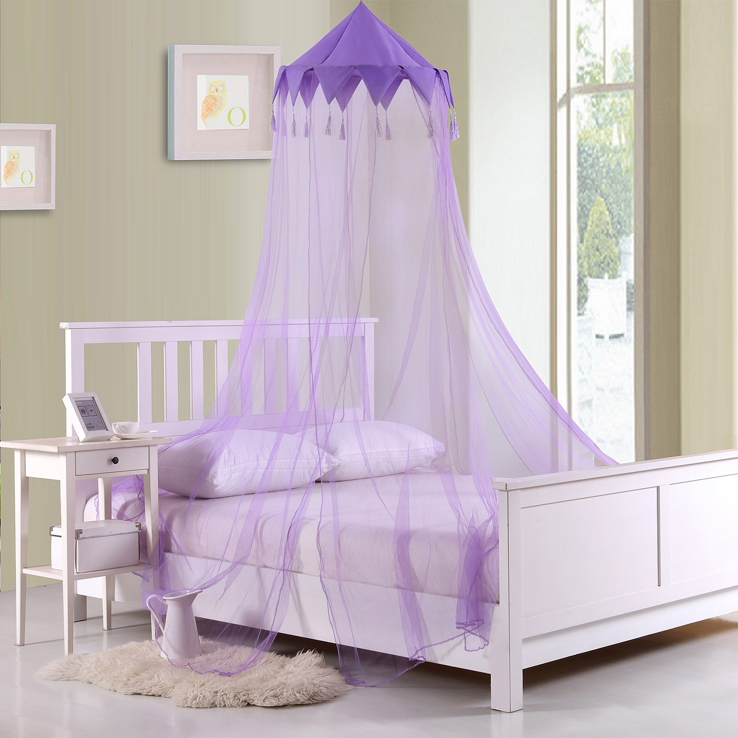 Uncategorized Hoop Canopy casablanca harlequin collapsible hoop kids sheer bed canopy