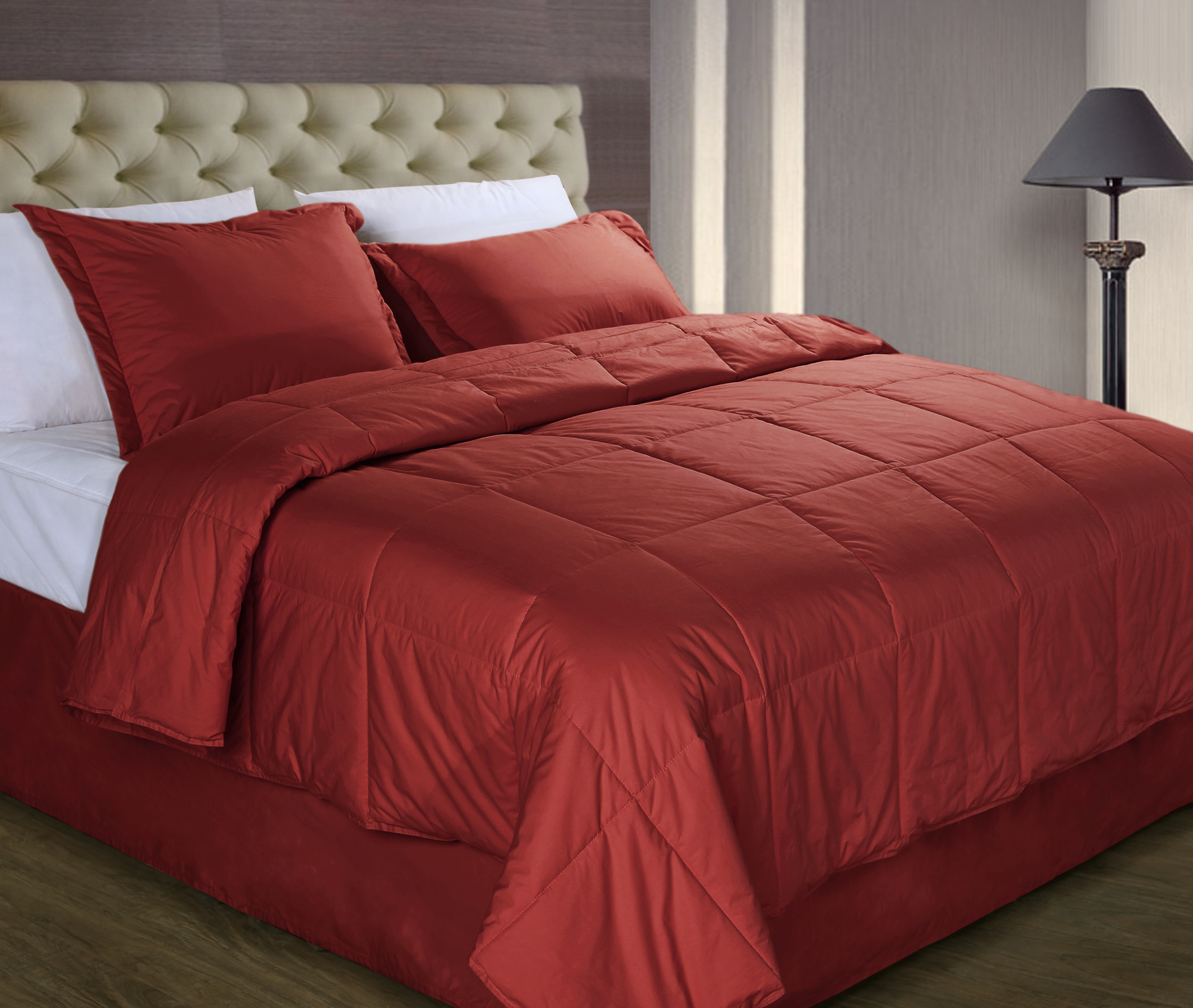 Cotton Loft  Soft and Medium Warmth All Natural Breathable Hypoallergenic Cotton Comforter