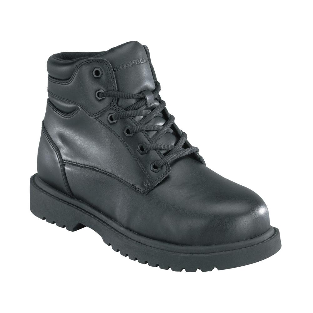 Grabbers Men's Kilo 6" Steel Toe Boot #G0019 Wide Width Available - Black