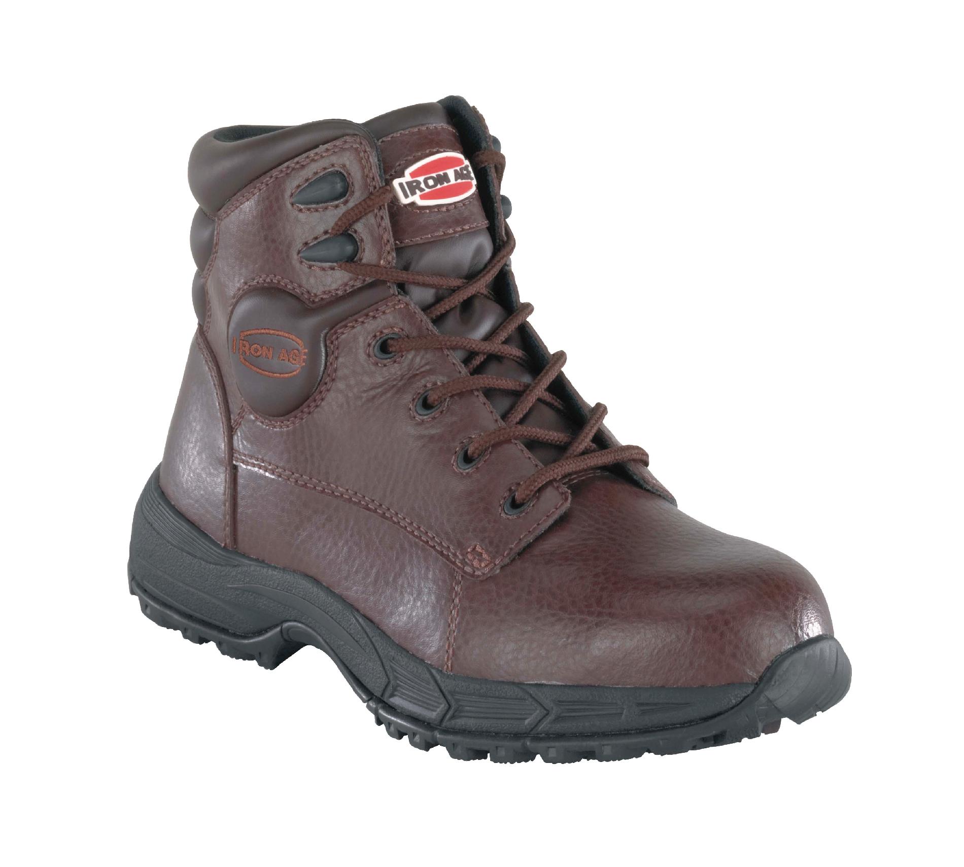 Iron Age Men's Brown Ground Finish 6 Inch Steel Toe Sport Boot