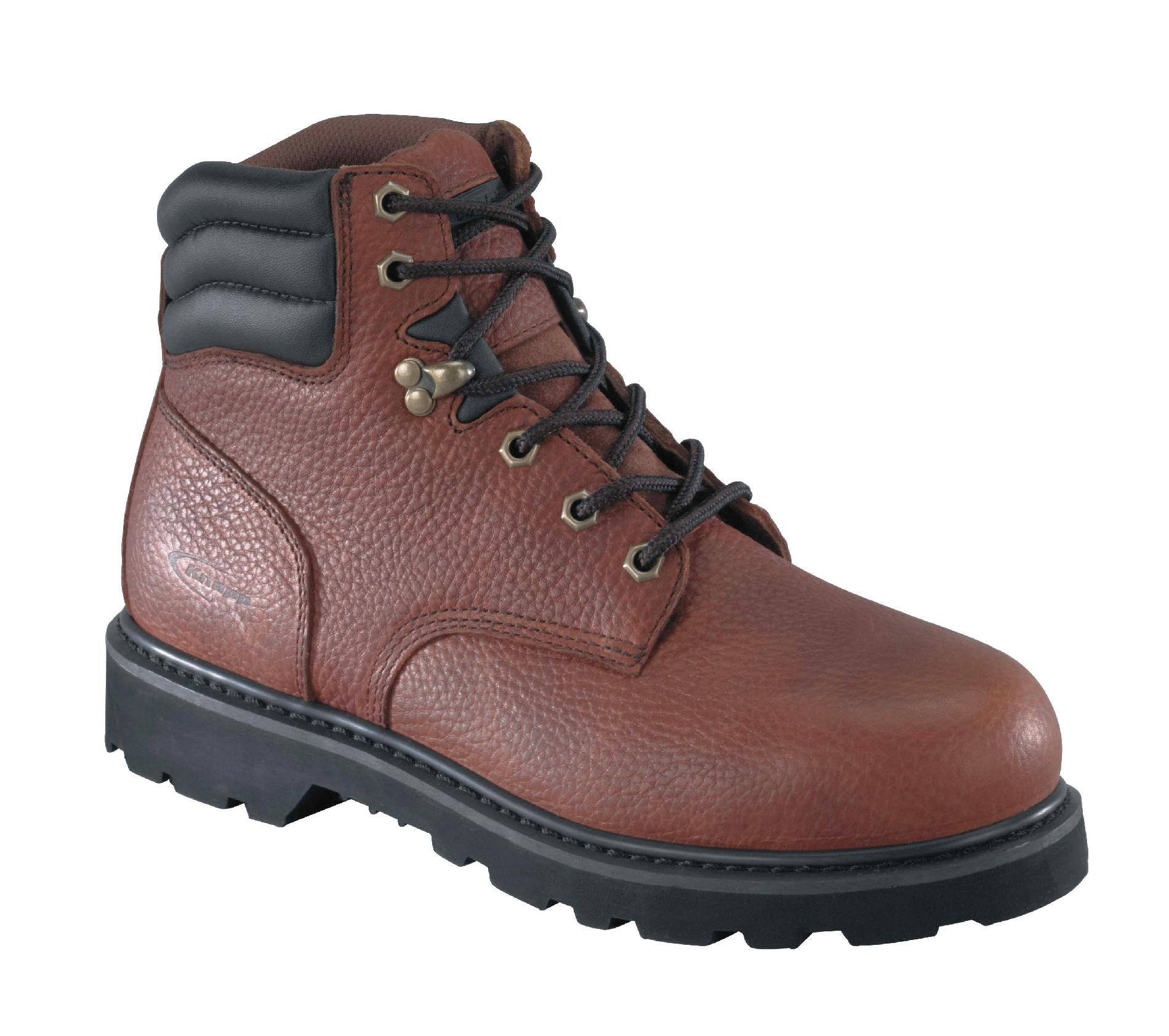 Knapp Men's Backhoe 6 Inch Steel Toe Work Boot - Brown