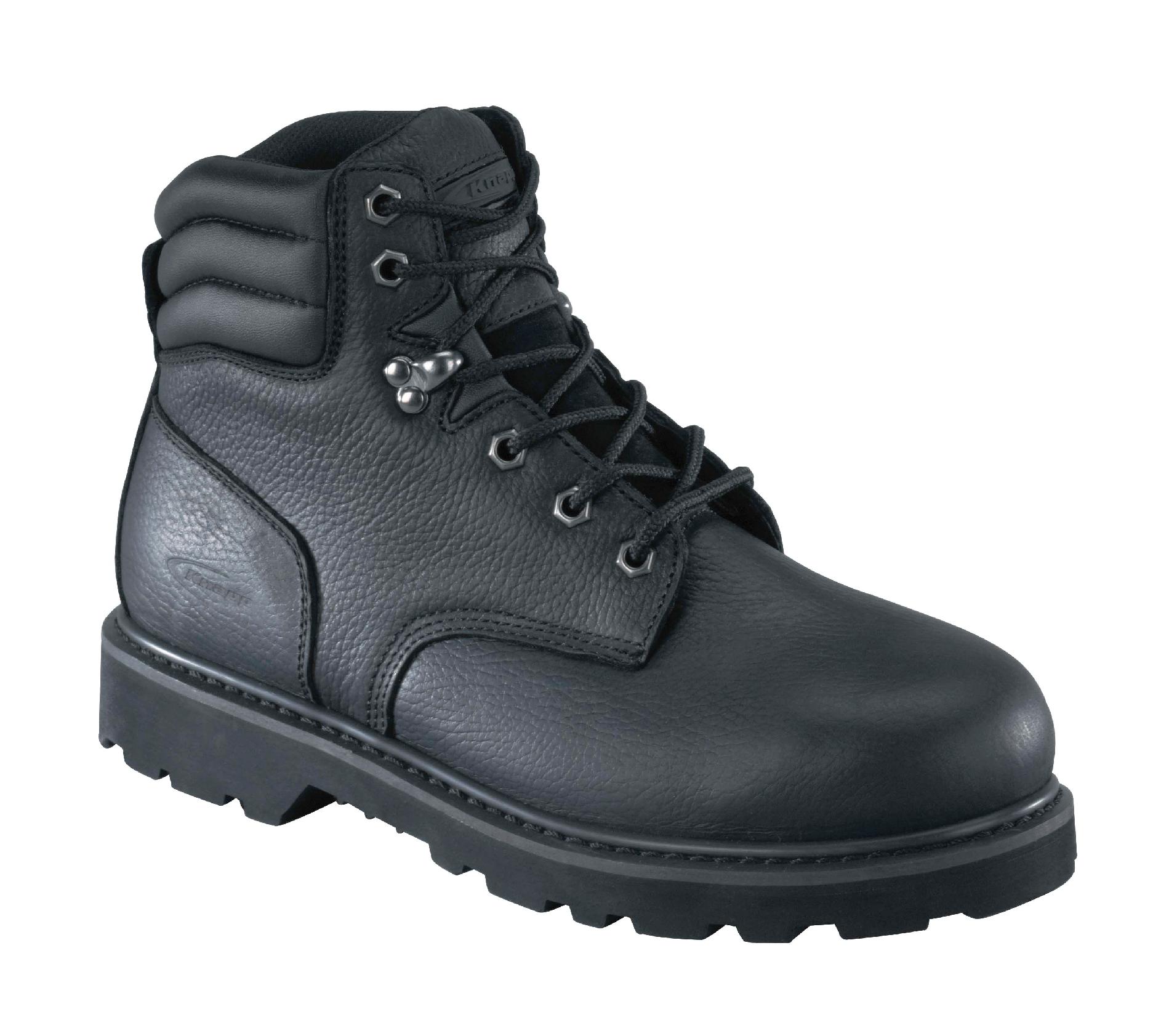 Knapp Men's Backhoe 6" Steel Toe Work Boot - Black