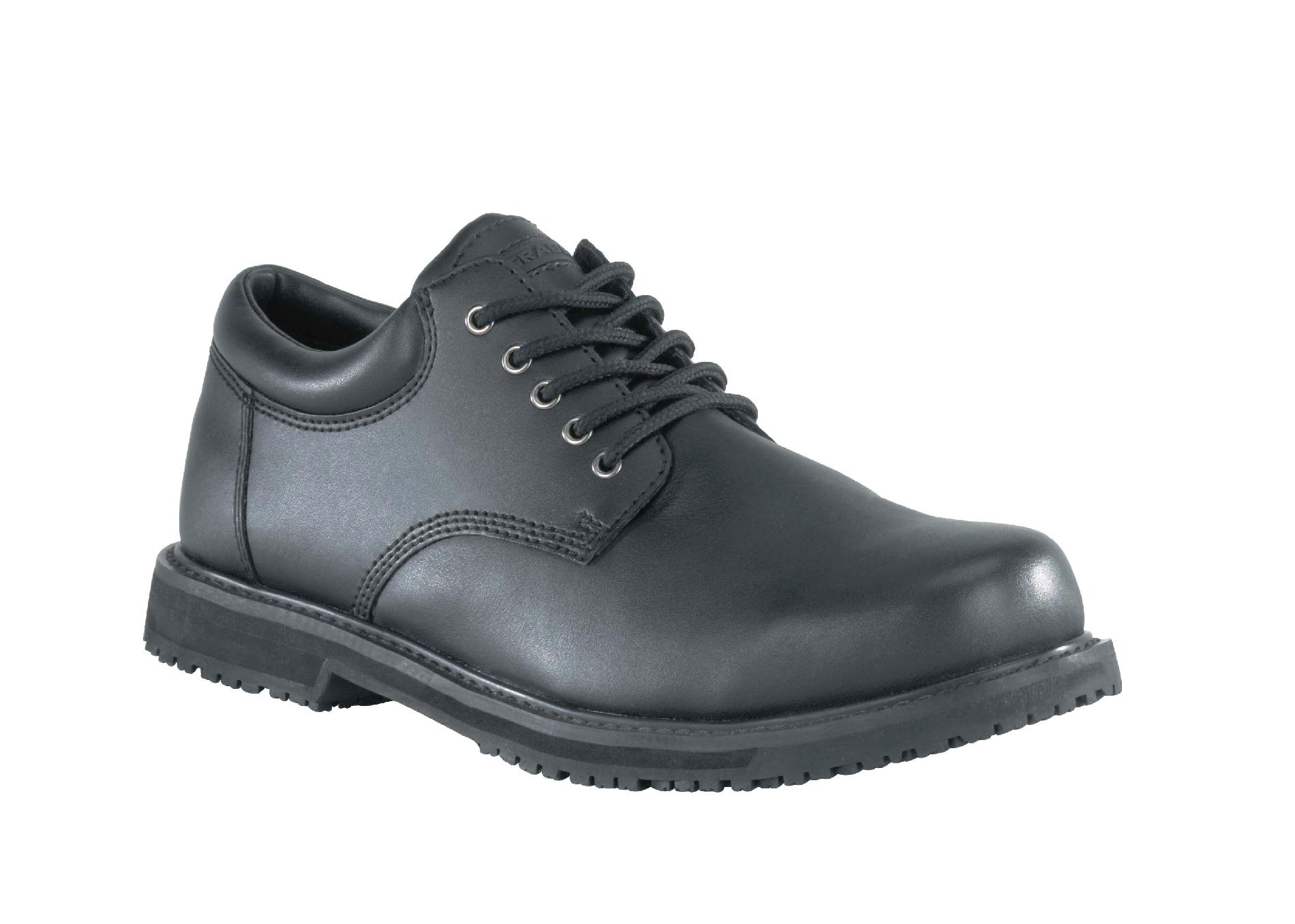 Grabbers Men's Friction #G1120 Slip Resistant Oxford Wide Width Available - Black