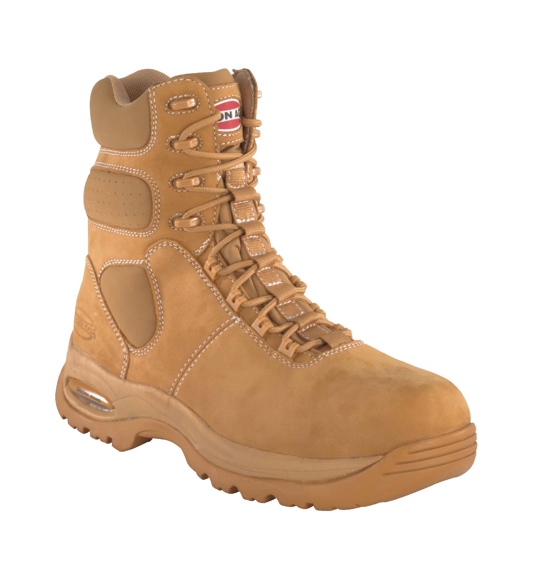Iron Age Men's Wheat Heated 8" Insulated  Waterproof Comp Toe Sport Boot