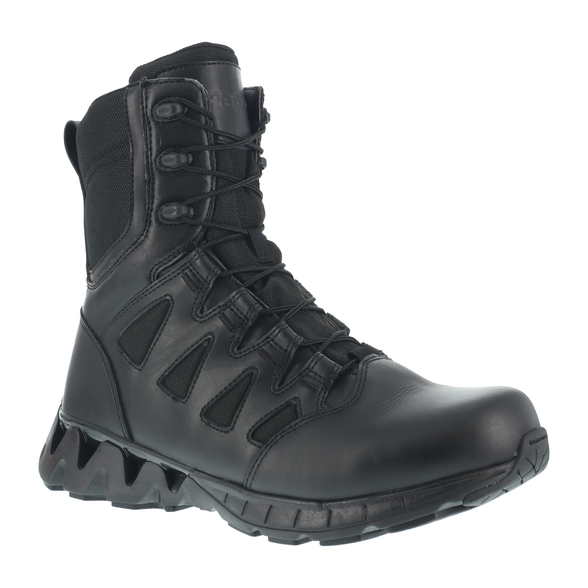 Reebok Work Men's ZigKick Tactical 8" Soft Toe Boot RB8845 Wide Width Available - Black